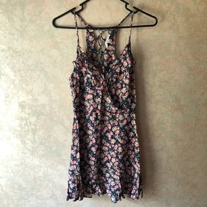 American Eagle skinny strap floral dress